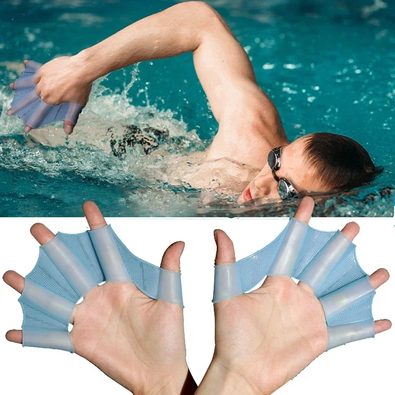 Sports Equipment 5 Years Old - Силиконовые ласты для плавания (перчатки-лопатки) для