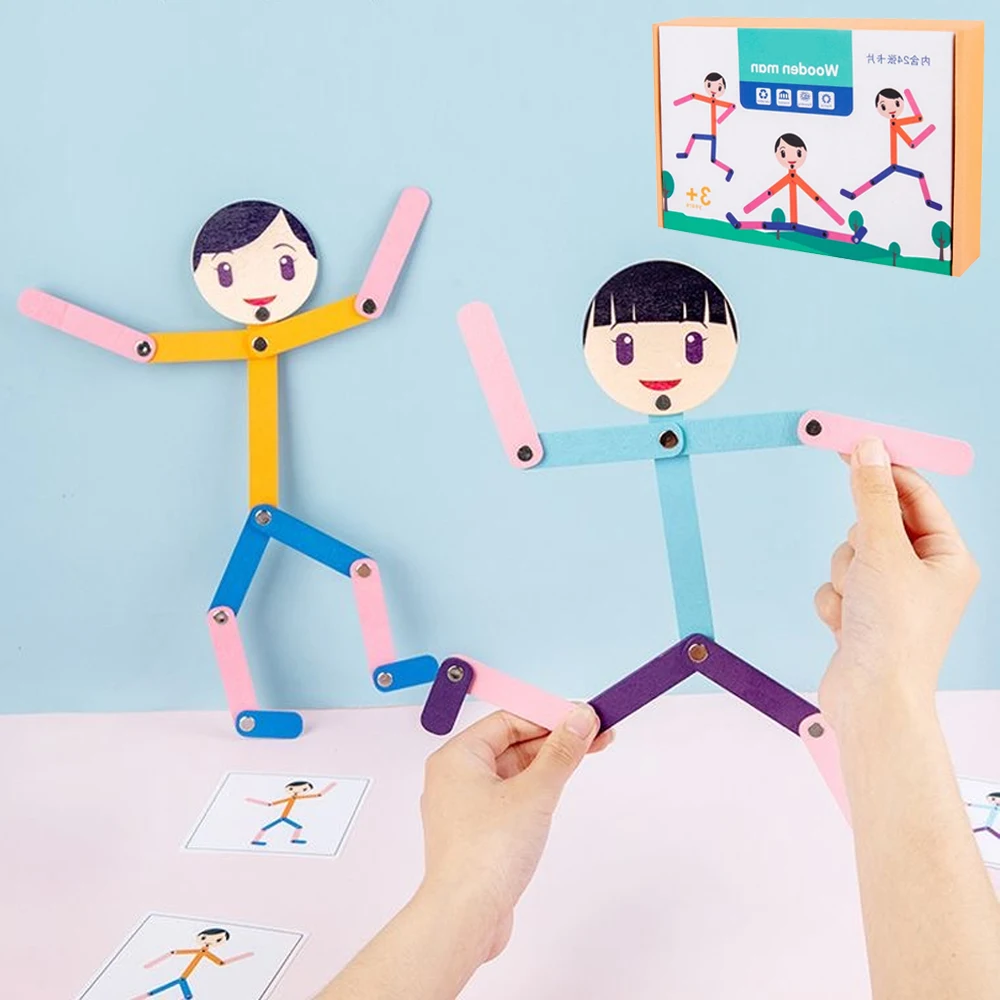 Sports Equipment For Kindergarten - Спортивный деревянный человек, материал, сделай сам,
