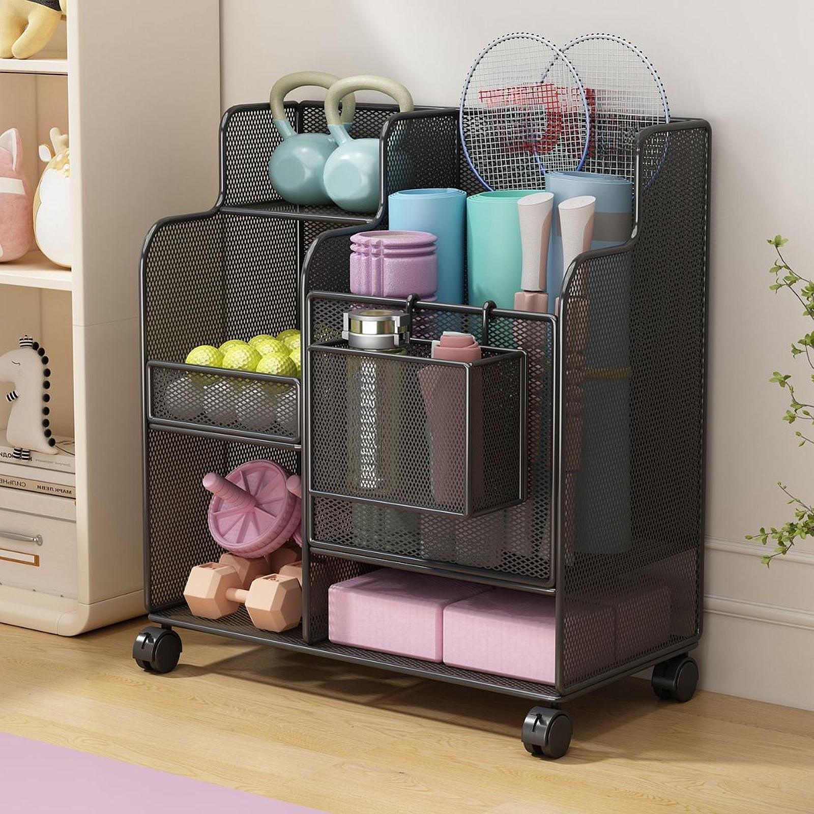 Тележка-органайзер для гаража: – обзор и цена Sports Equipment Cart On Wheels